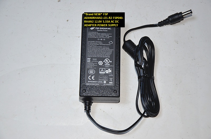 *Brand NEW* FSP FSP040-RHAN2 AD040RHAN2-J21-R2 12.0V 3.33A AC DC ADAPTER POWER SUPPLY